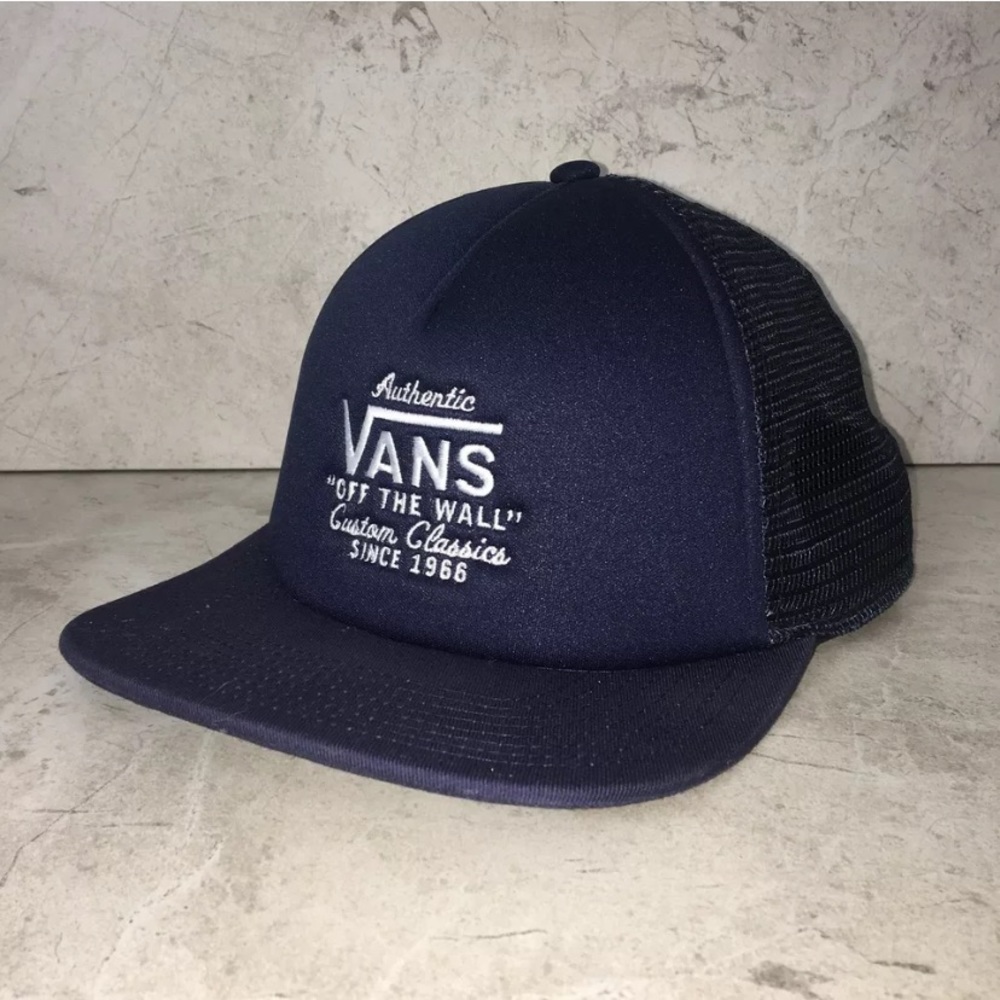 Vans Off The Wall Custom Classics Blue Mesh Hat